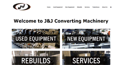 Desktop Screenshot of jjconvertingmachinery.com