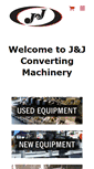 Mobile Screenshot of jjconvertingmachinery.com