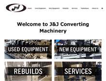 Tablet Screenshot of jjconvertingmachinery.com